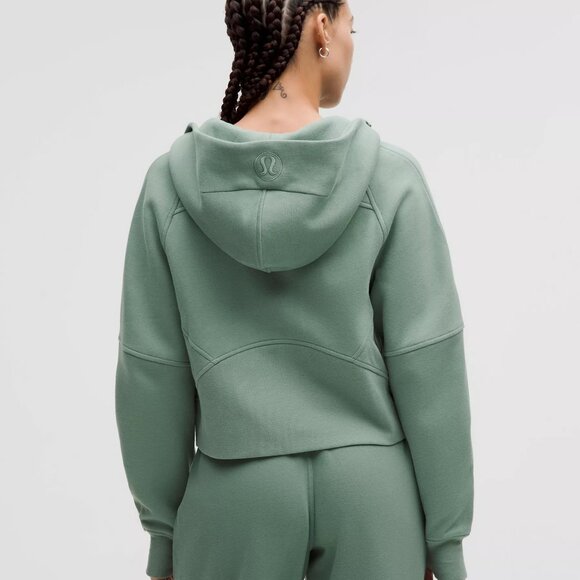Lululemon Scuba Oversized Half-Zip Hoodie Size XS/S, NWT, Jade Grey - Picture 2 of 6